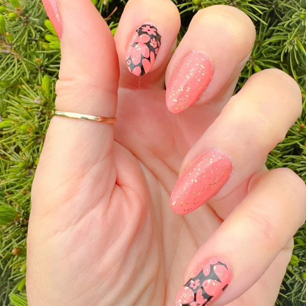 Color Street Orange Crab Press On Nail Bundle